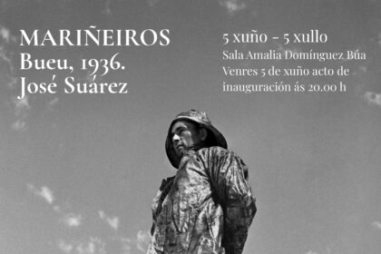 Cartel exposicion jose suarez inauguracion