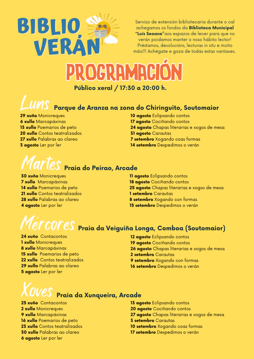 Programacion biblioveran 2026