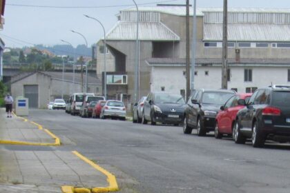 Rua Xeneral Morgado tras a reordenacion do trafico