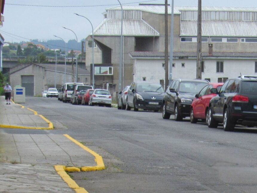 Rua Xeneral Morgado tras a reordenacion do trafico
