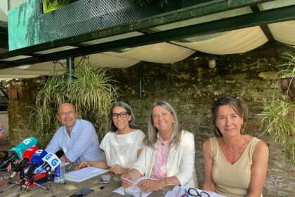 Alvarez Castro Roson e Muinos en rolda de prensa