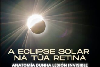 CARTEL ECLIPSE SOLAR NA TUA RETINA