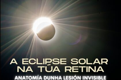 CARTEL ECLIPSE SOLAR NA TUA RETINA
