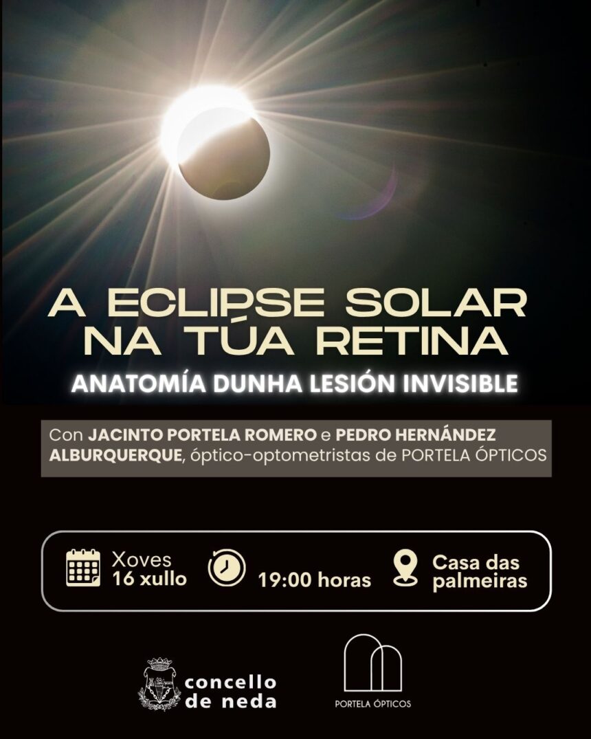 CARTEL ECLIPSE SOLAR NA TUA RETINA