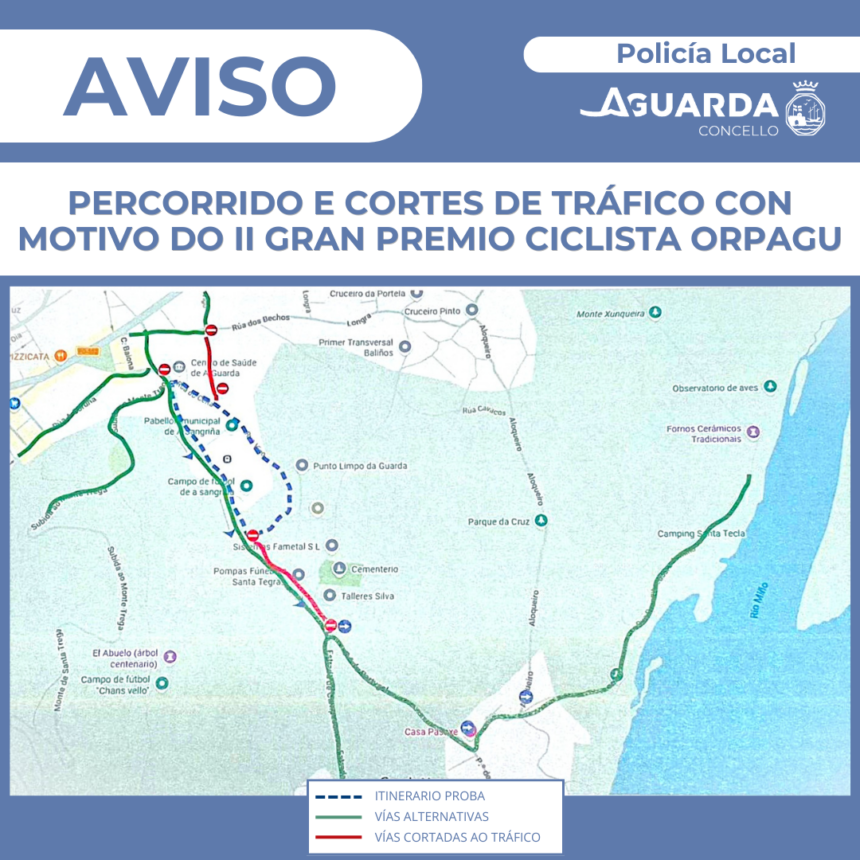 CORTES TRAFICO II GRAN PREMIO CICLISTA ORPAGU