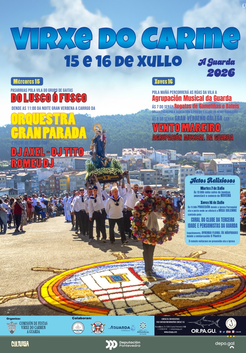 Cartel Virxe do Carme 2026