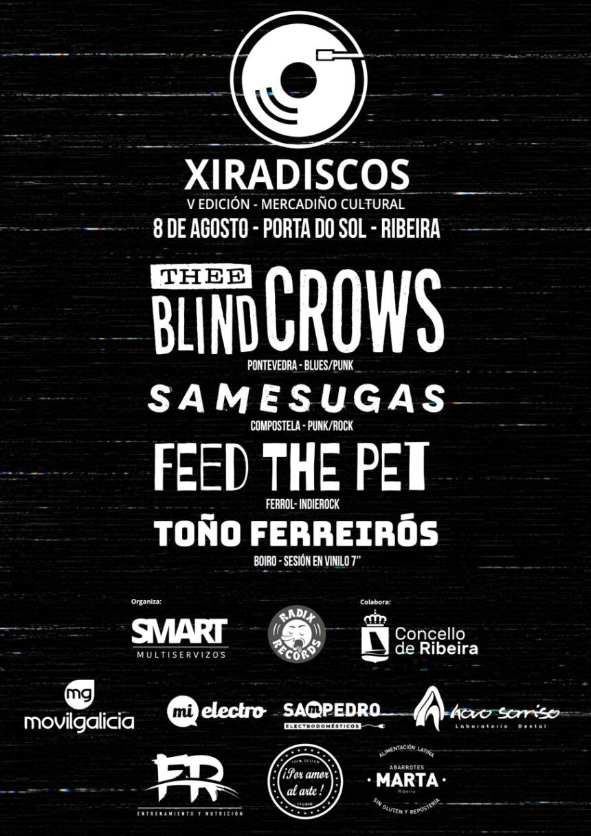 Cartel da V edicion do Xiradiscos 2026