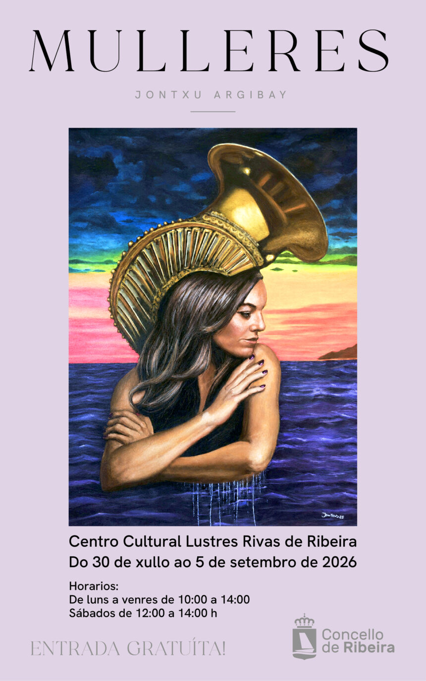 Cartel da exposicion Mulleres Xullo 2026