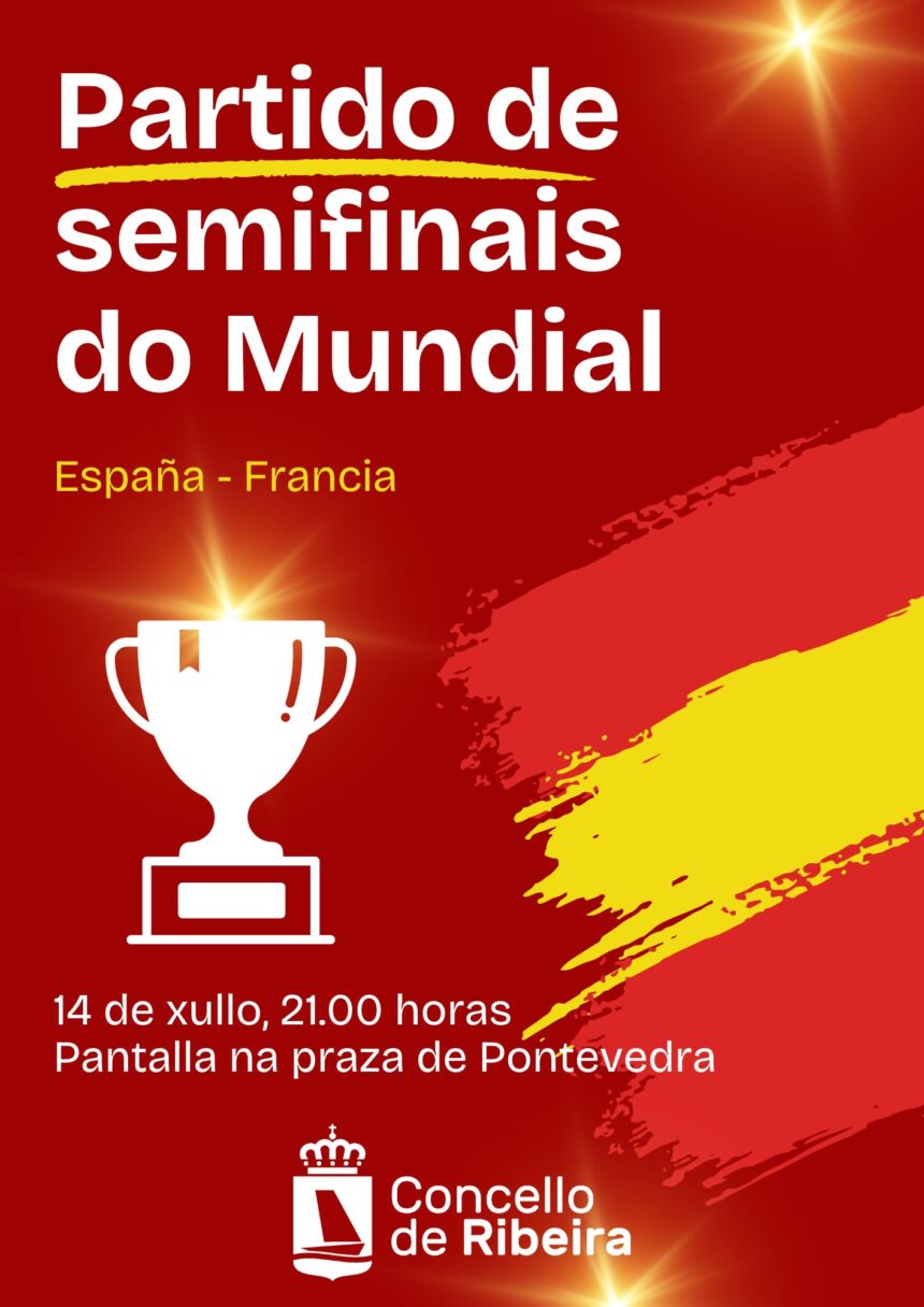 Cartel da pantalla do partido de semifinais do Mundial 2026