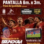 Cartel pantalla mundial Naron