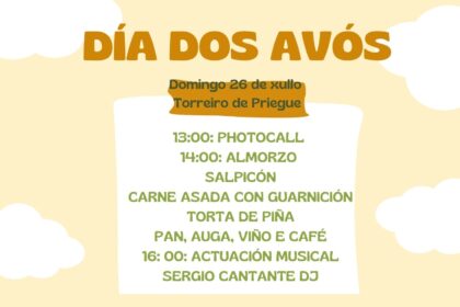 Domingo 26 de xullo no Torreiro de Priegue