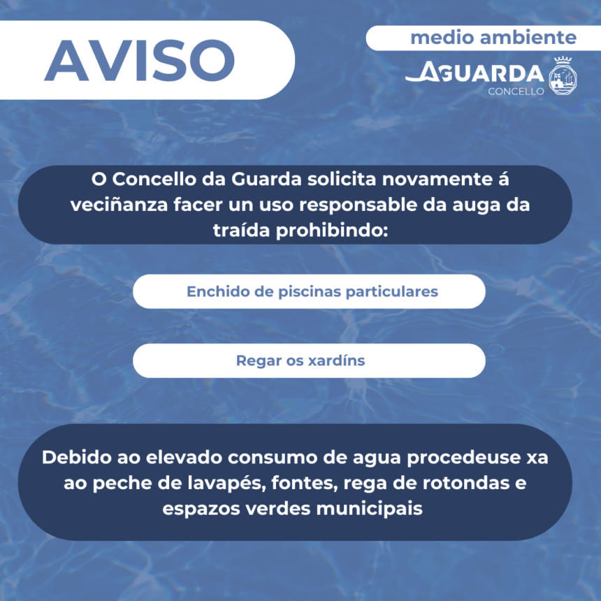 ELEVADO CONSUMO DE AUGA