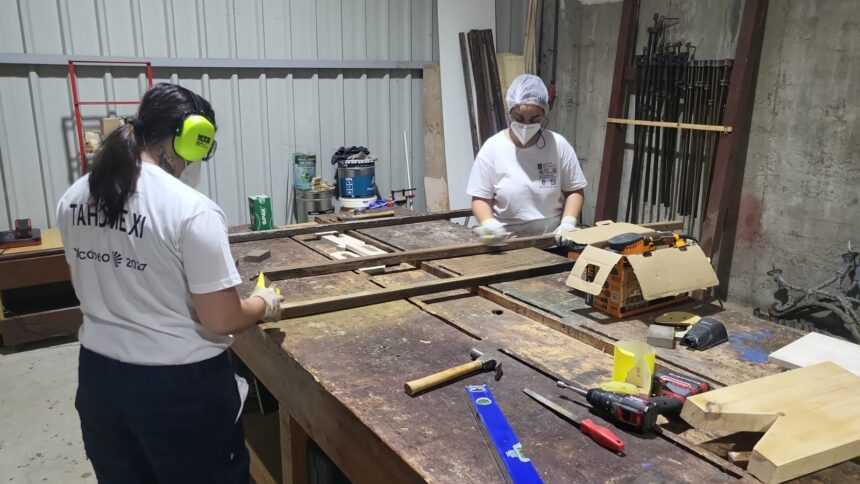 Inicio parte practica obradoiro emprego Tahume XI Xullo 2026 2