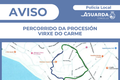 PERCORRIDO PROCESION VIRXE DO CARME