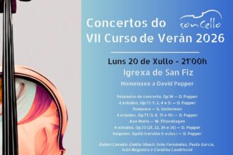 RRSS Programa concertos VII Curso Soncello Color