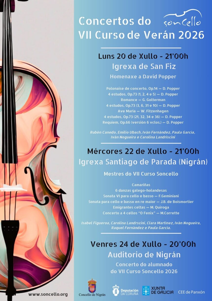 RRSS Programa concertos VII Curso Soncello Color