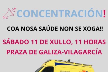 Cartaz concentracion ambulancia medicalizada1