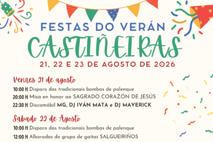 Cartel das festas de Castineiras 2026