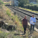 Foto Delgado Baltar sobre risco de incendios en linas ferrocarril 1