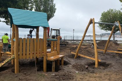 Inicio obras parque infantil Coroso Agosto 2026 1