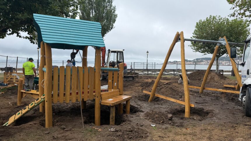 Inicio obras parque infantil Coroso Agosto 2026 1
