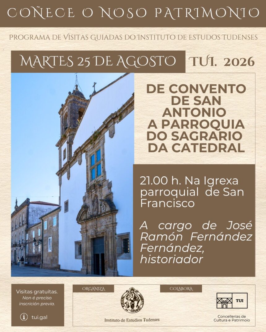 21082026 Remate ciclo Conece o noso patrimonio cartel