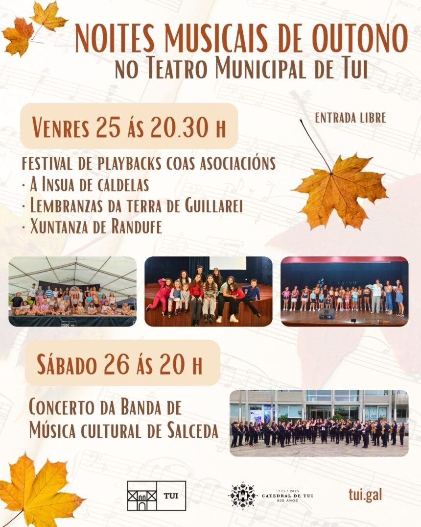 24092026 Noites Musicais de Outono Cartel