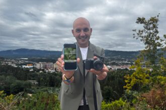 Alejandro Lorenzo en mirador chenlo