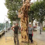 Carlos Garcia e Marina Goti en pleno proceso
