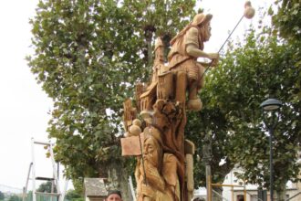 Carlos Garcia e Marina Goti en pleno proceso