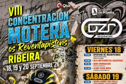 Cartel da concentracion moteira de Os Reventapistons 2026