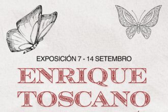 Cartel exposicioion Enrique Toscano