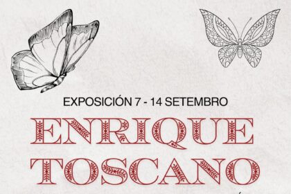 Cartel exposicioion Enrique Toscano