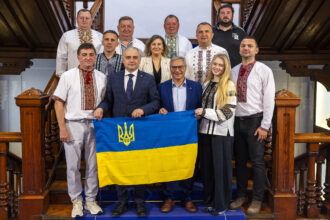 Recepcion a unha delegacion de Ucraina 1