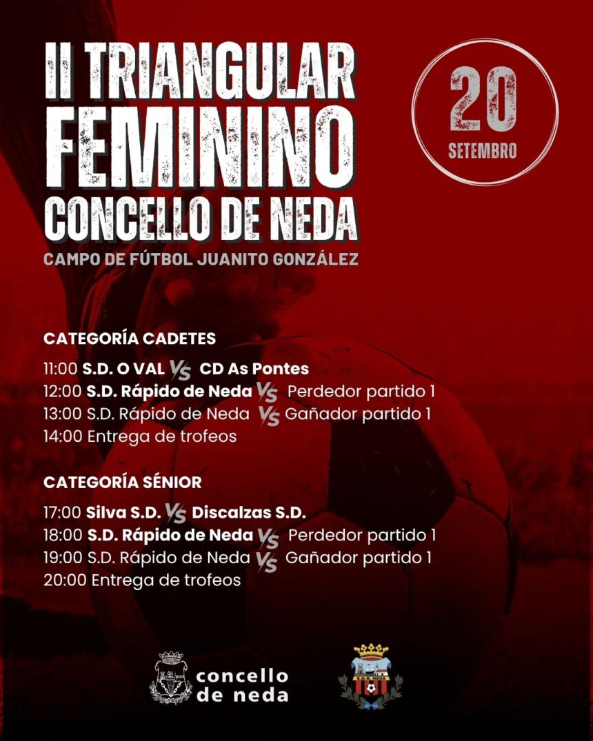 Triangular feminino Concello de Neda