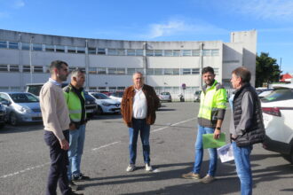 2026 10 29 Inicio obras praza Les Sables dOlonne