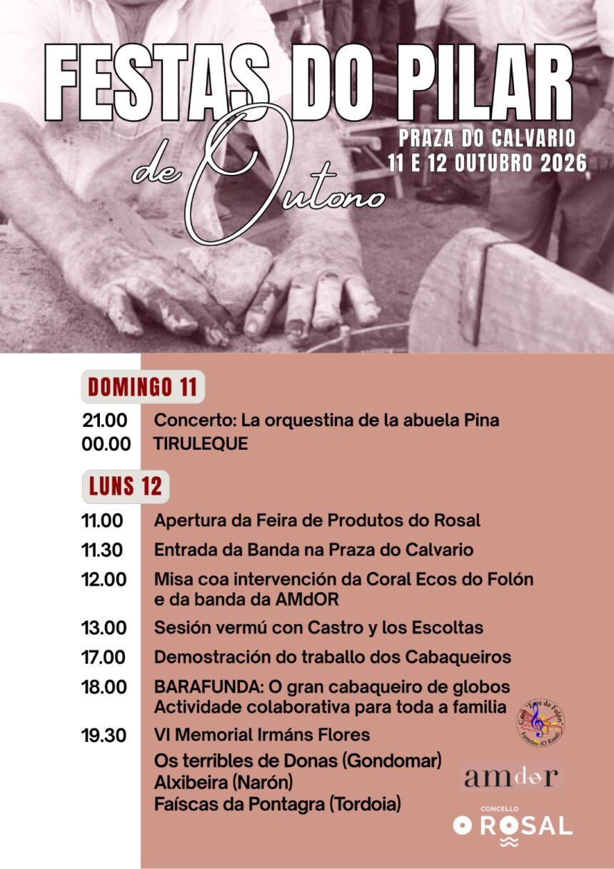 Cartel Festas do Outono do Pilar