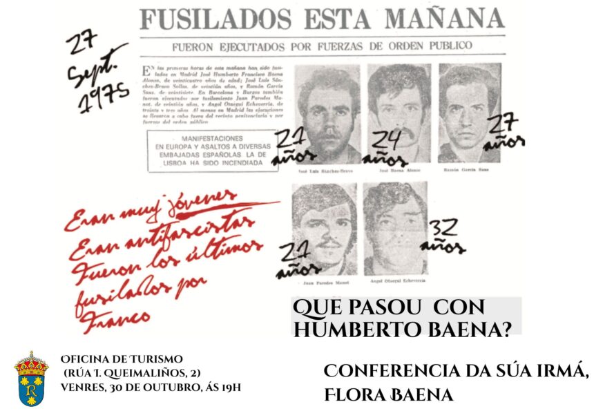 Cartel Humberto Baena