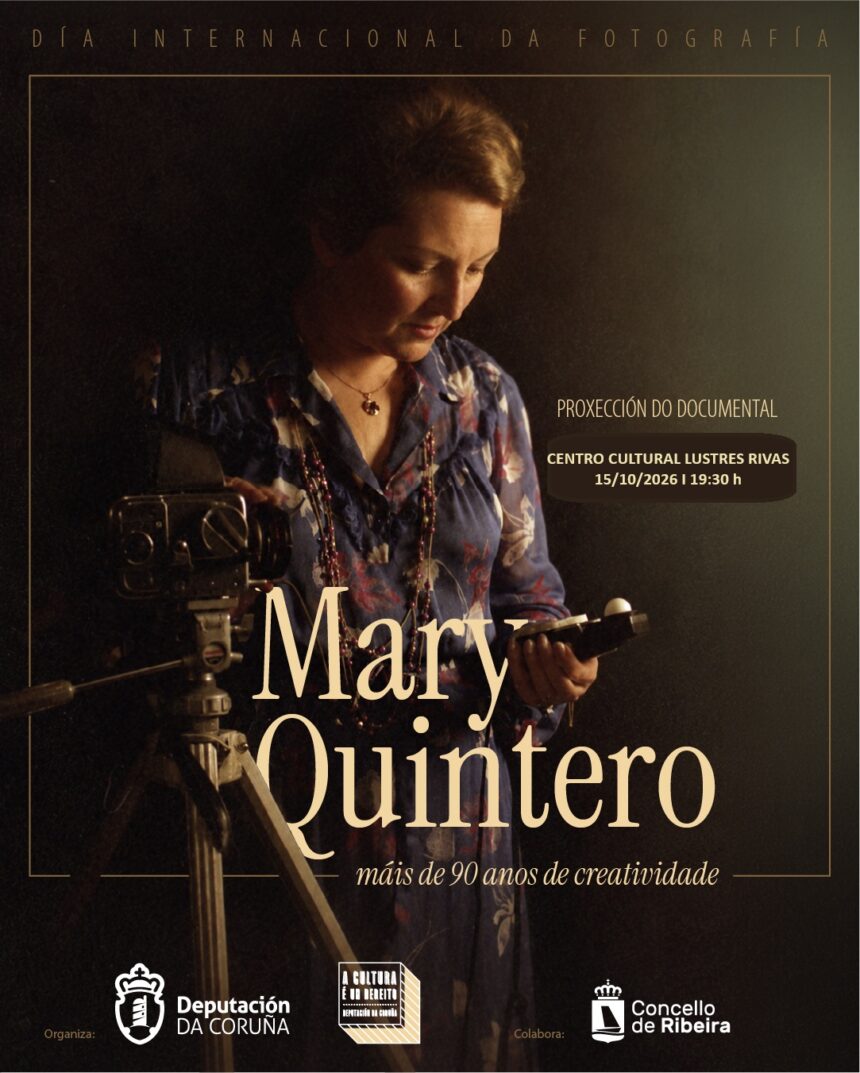 Cartel da proxeccion do documental sobre Mary Quintero Outubro 2026