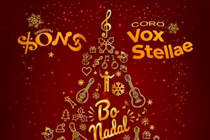 Cartel do concerto de Nadal da orquestra Sons e Vox Stellae 2026