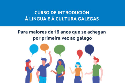 Cartel do curso de introducion a lingua e cultura galega Outubro 2026