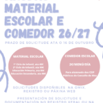 Cartel informativo Becas 2026 2027