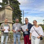 Ernesto Filgueira con outros membros do BNG en Laxoso