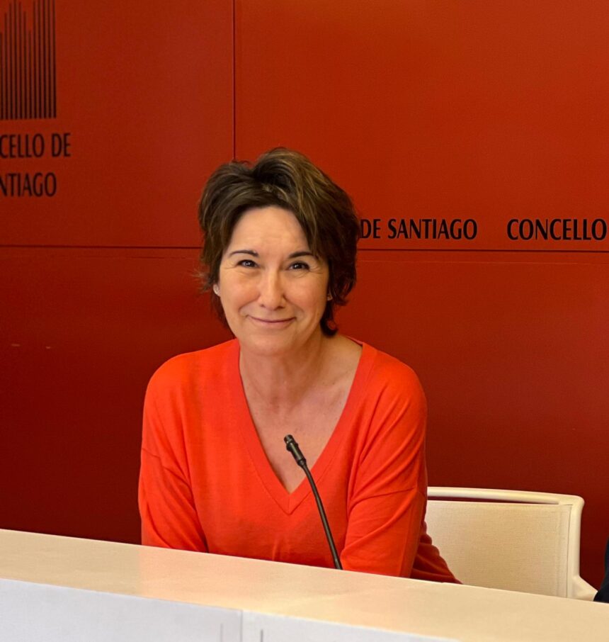 IMAXE Marta Alvarez en Raxoi