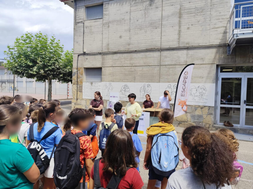 Imaxe dunha das actividades dos campamentos municipais celebrados este ano no Rosal