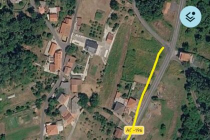 Tramo de carretera en obras